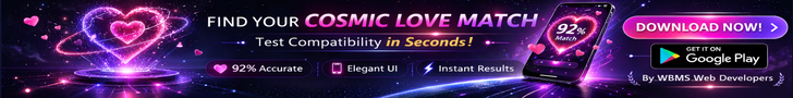 Love Calculator App Advertisement